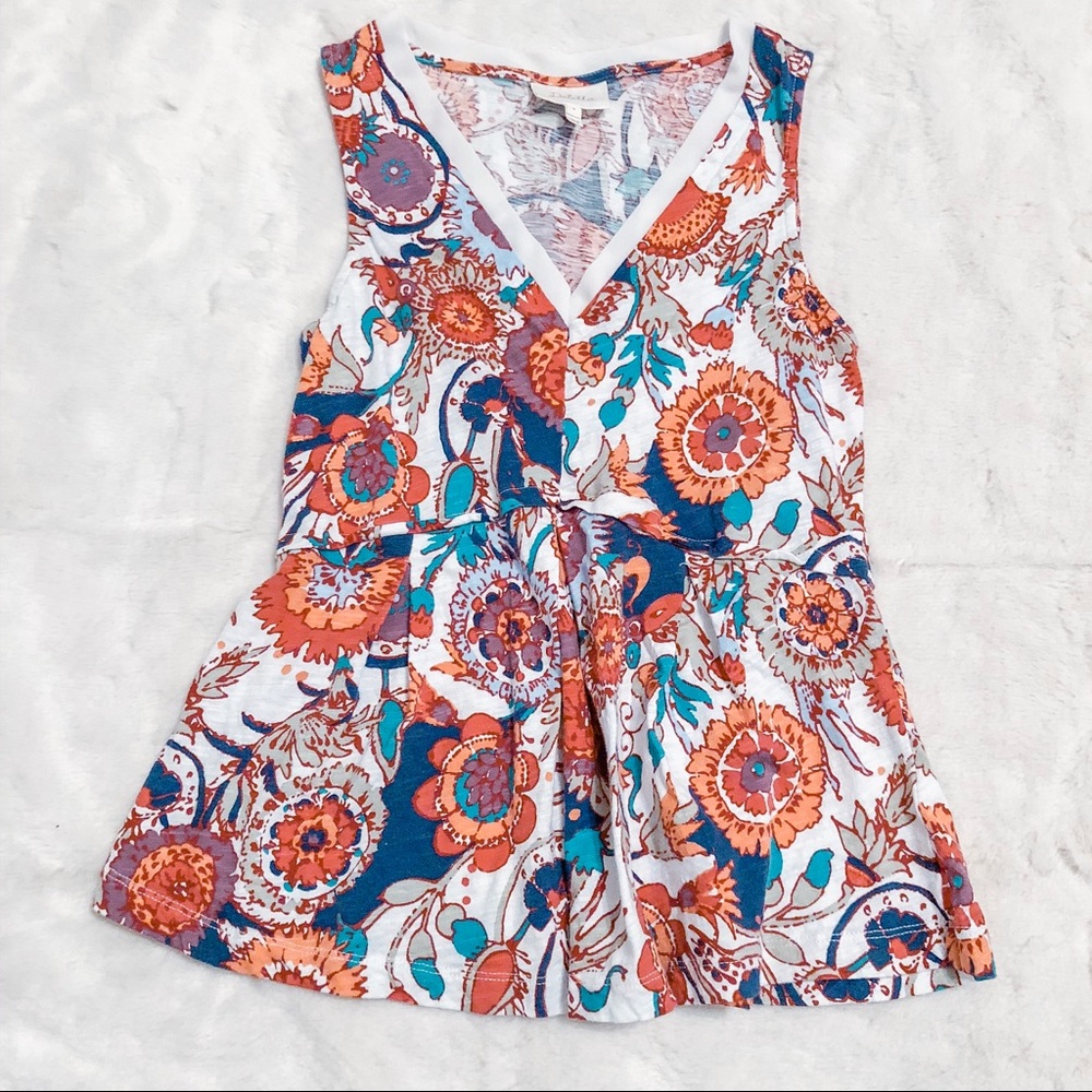 Anthropologie - Amalia Peplum Tank